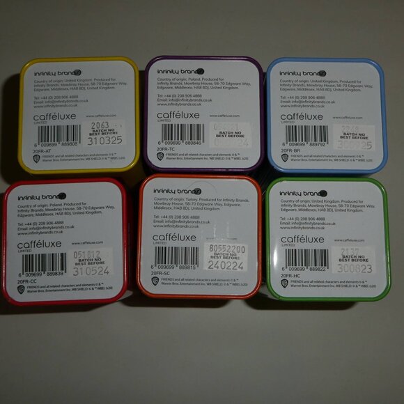 FRIENDS - Set of Six Hot Beverage Gift Bundle Tins - Picture 7 of 10